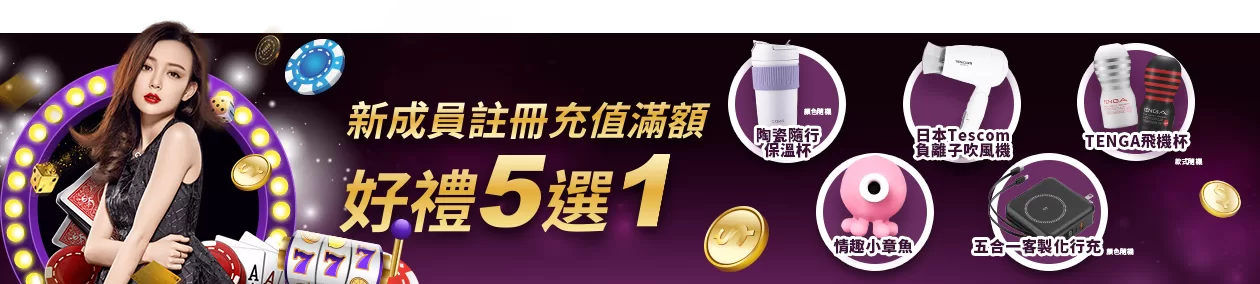 富遊娛樂城-新成員註冊-充值滿額好禮5選1